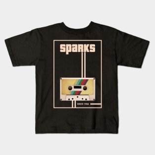 Sparks Music Retro Cassette Tape Kids T-Shirt